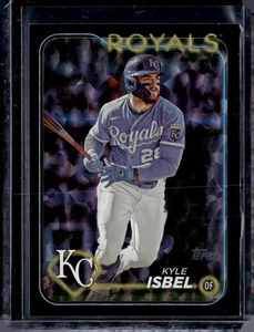2024 Topps Kyle Isbel Black Crackle Foil - Picture 1 of 2