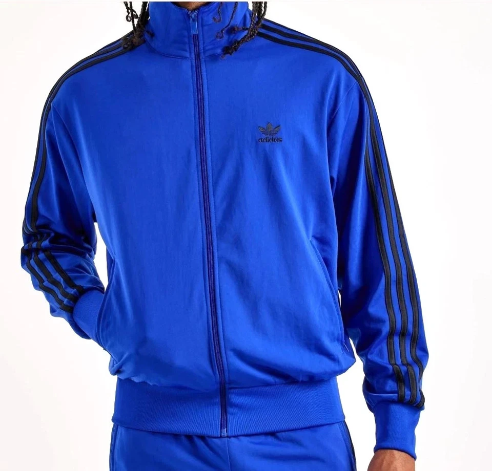 MEN'S ADIDAS ORIGINALS FIREBIRD TREFOIL TRACK JACKET SIZE LARGE #JY1346