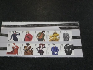 2012 Great British Fashion Presentation Pack - Pack No: 471 CHARITY SALE - Picture 1 of 1