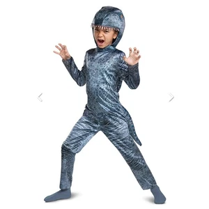Jurassic World Classic Blue Costume for Kids Size small 4-6 Years Old - Picture 1 of 5