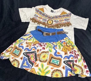 Vintage Hang Ten Kinder Designer Western Mädchen Outfit in Top Zustand Medium - Bild 1 von 8