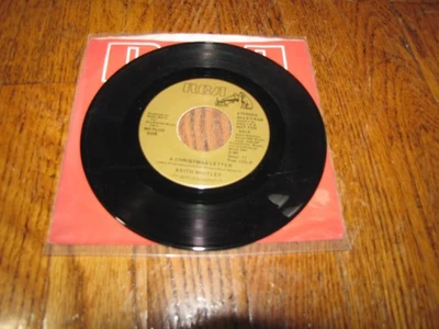 KEITH WHITLEY - A CHRISTMAS LETTER / PAKE McENTIRE - SANTA / PROMO RCA 7" - Image 1 of 2
