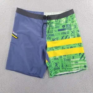 Pantalones Cortos de Tabla Reebok CrossFit Hombre 40 Verde Rendimiento Atlético Nasty Hero Híbrido - Imagen 1 de 18