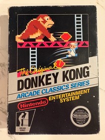 Donkey Kong Nintendo NES CIB - No TM - Early 1987 - Hangtab