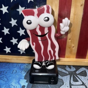Wakin’ Shakin’ Bacon Digital Funny Alarm Clock Raps Dances - For The Bacon Lover - Picture 1 of 2
