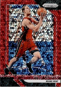 2018-19 Panini Prizm #236 Kelly Olynyk Prizms Fast Break Red #/125 Miami Heat - Picture 1 of 2