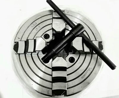 SHASONS Turner 6"/160 mm Precision Quality Independent 4 Jaw Lathe Chuck w/Chuck Key