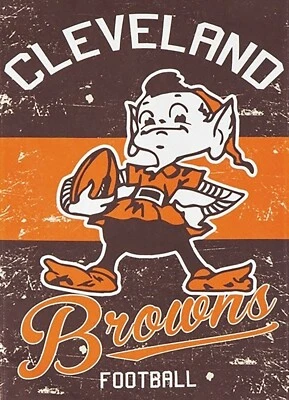 Cleveland Browns Vintage Hierro En Transferencia Para Camiseta + Telas Claras y Oscuras #4 Foto 1 de 4