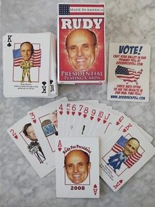 Tarjetas de juego presidenciales de Rudy Giuliani 2008 - Imagen 1 de 2