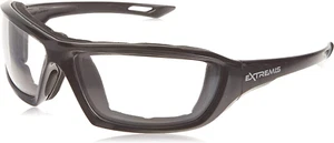 Full Black Frame Safety Glasses, Clear Anti-Fog Lens, Size: XT1-11 - Picture 1 of 11