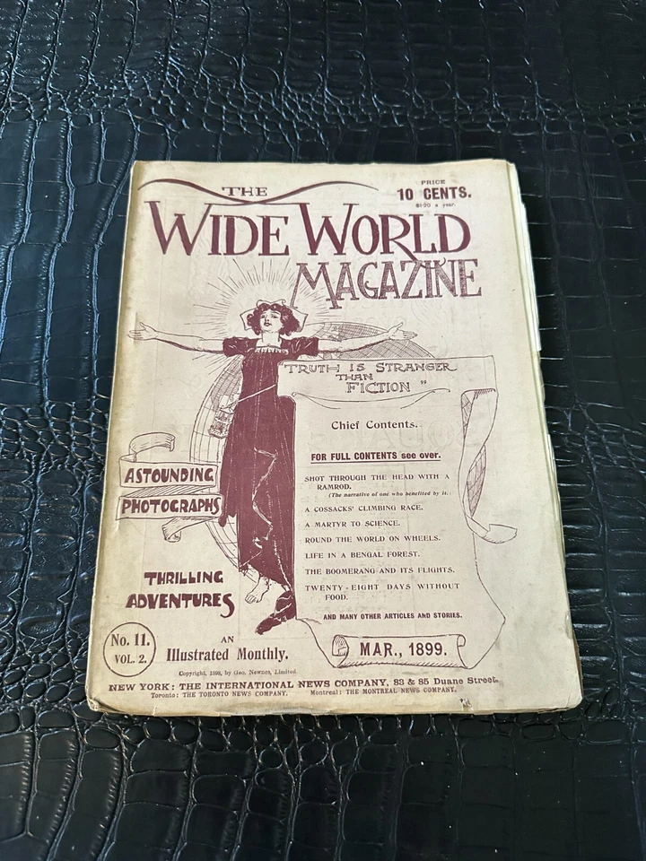 MARCH 1899 WIDE WORLD magazine - Image 1 of 1