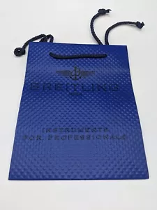 Breitling Watch Gift Bag Blue - Picture 1 of 2