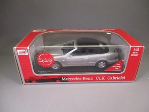 AX237 ANSON 1/18 1:18 MERCEDES BENZ CLK CABRIOLET REF 30338 SILVER - Imagen 1 de 10