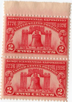 Scott #627 Liberty Bell Pair of Stamps - MNH - Image 1 of 2