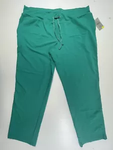 Danskin Now Woman’s Maternity Cotton Blend Pink French Terry Active Pant L 12-14 - Picture 1 of 10