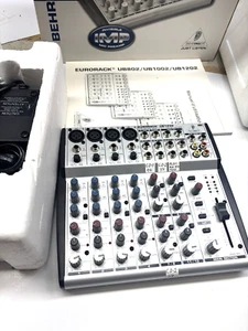 Behringer Eurorack UB1202 Ultra Low-Noise Design 12-Input 2-Bus Mic/Line Tested! - Picture 1 of 14