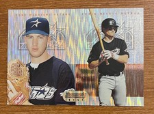 1995 Bowman's Best Refractor #6 CRAIG BIGGIO & Tony McKnight Houston Astros