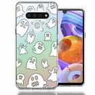 For LG K51 Halloween Spooky Ghost Double Layer Phone Case Cover