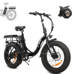 Aaiwa ebike 20" Fat Tire Mountain Electric Bicycle Folding Adult 24Ah 100 Mile - Picture 1 of 13