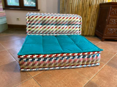 Hand stitched Custom Seating Pad Topper cover 4 Roche Bobois Modular Sofa Couch - Image 1 of 4