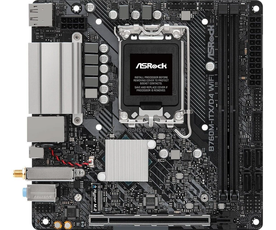 ASRock B760M-ITX/D4 WiF LGA 1700 Mini-ITX Intel Scheda Madre