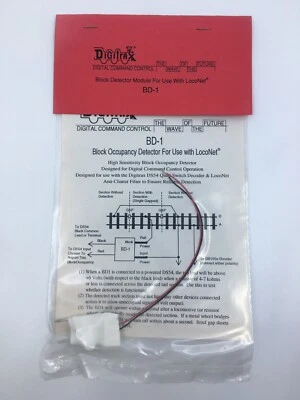 Digitrax BD-1 Block Occupancy Detector For Use With LocoNet - Image 1 of 2