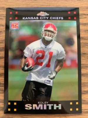 2007 Kolby Smith Topps Chrome Rookie Refractor - Image 1 of 2