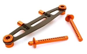 Billet Machined Rear Body Mount Set for HPI 1/10 Jumpshot MT, SC & ST - Picture 1 of 1