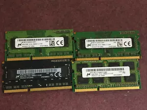 Micron 16GB (4x4GB) PC3L-12800S DDR3 SODIMM Laptop Memory RAM - Picture 1 of 6