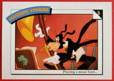 Disney COLLECTOR CARDS - Card #062 - PLAYING A MEAN HORN / BRAVO! - IMPEL 1991