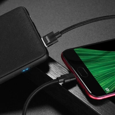 USB Type C Fast Charging Cable For Samsung Galaxy S9 S10 Plus Note 9 10 4f black - Image 1 of 4