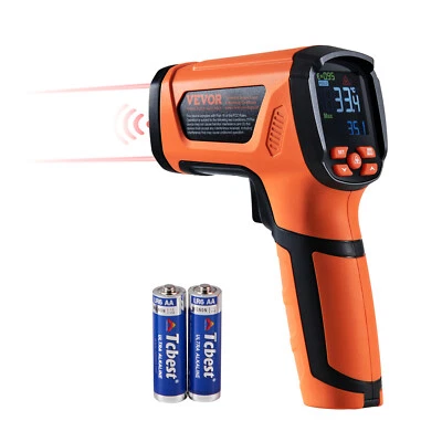 VEVOR Thermomètre Infrarouge Pistolet Double Laser -40°C~1500°C Sans Contact