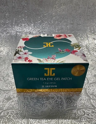 JAYJUN GREEN TEA EYE GEL PATCH 60 SOOTHING EYE PATCHES NEW IN BOX SEALED - Image 1 of 4