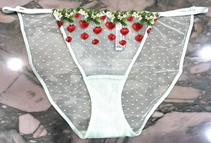 NUEVO Victoria Secret Dream Angels Fresa Bordado Cuerda Descarada - XXL - Imagen 1 de 4