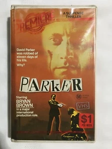 Parker aka Bones (1984) - VHS 1st Gen. Original Big Clamshell Case, Ex-Rental - Bild 1 von 5