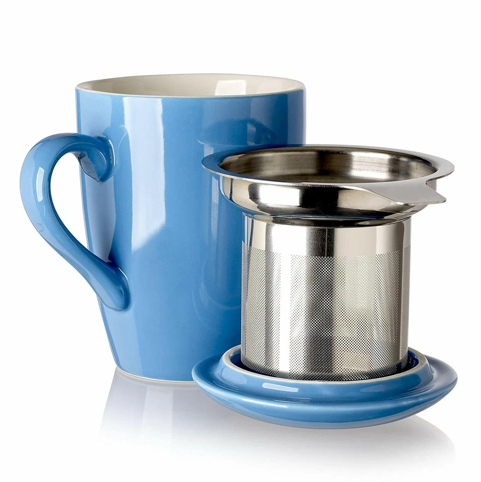 Adagio Tea Porcelain Mug with Infuser 12 Oz New - Image 1 of 1