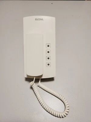 Elcom Haustelefon Türtelefon BHT-200 i2-BUS Telefon weiß 170.200.0 - Bild 1 von 4