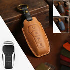 Genuine Leather Car Key Case Cover For BYD Han Ev Tang Dm Qin PLUS Song Pro MAX