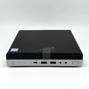 HP ProDesk 600 G4 DM 35W Mini | i3-8100T 3.10GHz | 8GB RAM | No SSD/OS | READ - Zdjęcie 1 z 8