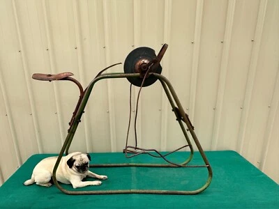 Vintage Antique Pedal Pump Grinding Wheel Sharpening Stone - Image 1 of 4