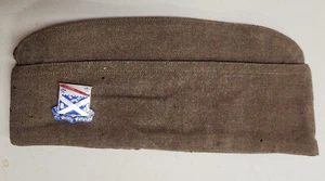 Vintage WWII era EM 18th Infantry Regiment Garrison - Overseas Cap #145 - Picture 1 of 5