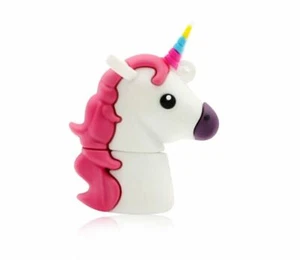 USB 8 GB, Pendrive, Unicornio, blanco y rosa - Envío Gratis Certificado - Foto 1 di 2