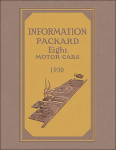 1930 Packard 8 Owners Manual Standard Custom Deluxe Eight Guide 726 733 740 745 - Picture 1 of 2