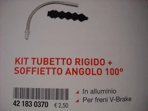 KIT TUBETTO RIGIDO PIù SOFFIETTO FRENI CICLO UNIVERSALE - Foto 1 di 1