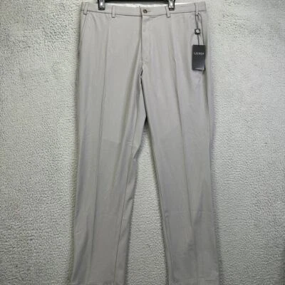 Lauren Ralph Lauren Pants Mens 36X32 Grey Nylon Blend Classic Dress Stretch NEW - Image 1 of 4