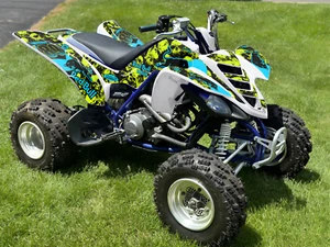 yamaha raptor 660 kit graphics decals stickers atv wrap quad all year raptor660 - Picture 1 of 3