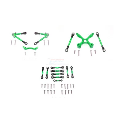 CNC alloy front + rear tie rod fixing code for TRAXXAS 1/10 4WD GT4-TEC 2.0 - Image 1 of 4