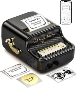 NIIMBOT B21 Label Maker Machine Portable Inkless Thermal Label Printer Black - Picture 1 of 9