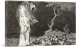 ARTCANVAS Riddle of Fear 1823 Leinwand Kunstdruck von Francisco de Goya - Bild 1 von 11
