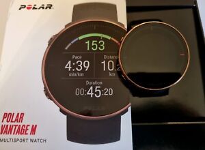 Polar Vantage M Pulsuhr Fitnessuhr Smartwatch Sportuhr M/L Schwarz black-copper